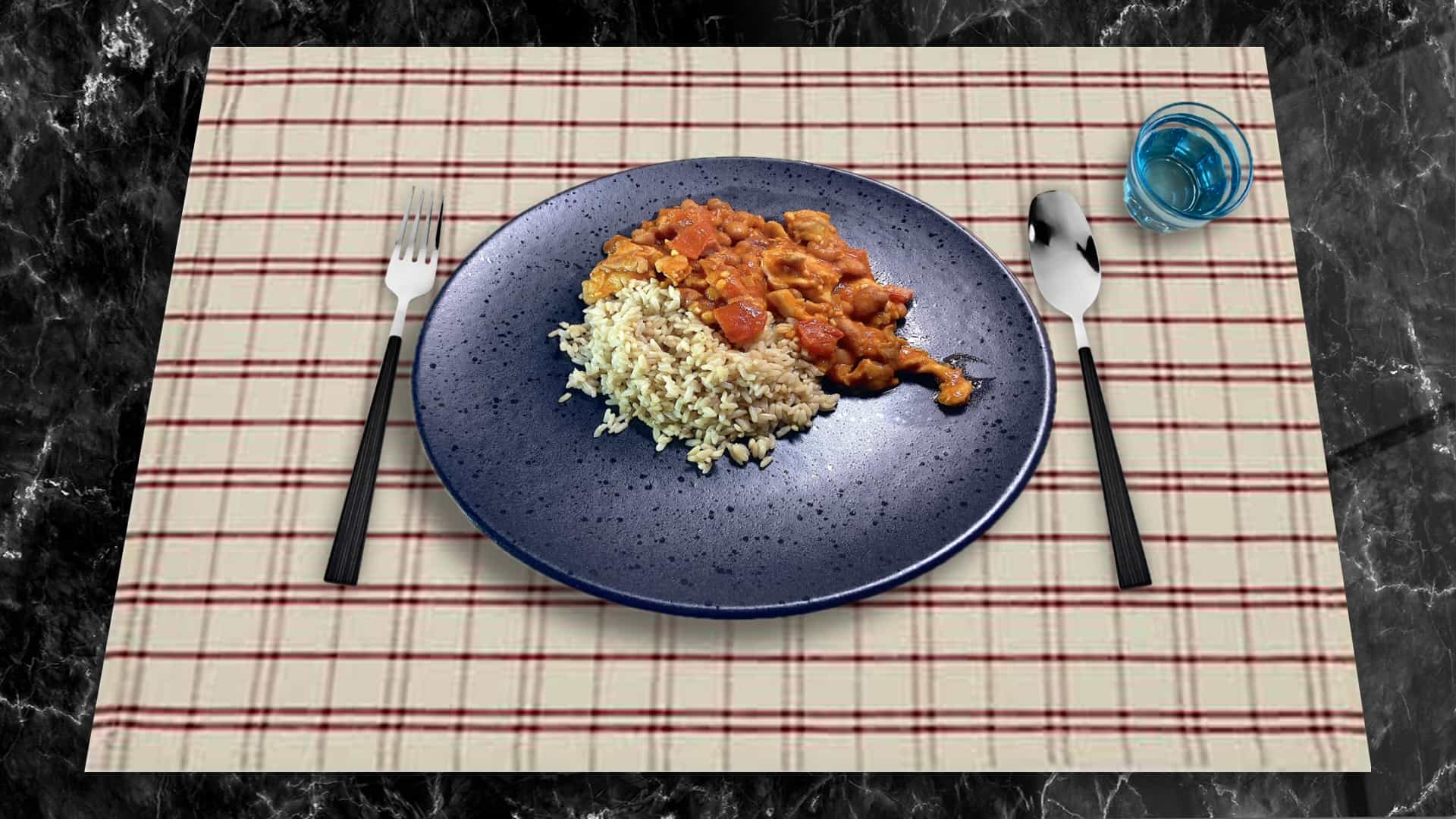 Bruine bonen met rijst - B.B. met R.