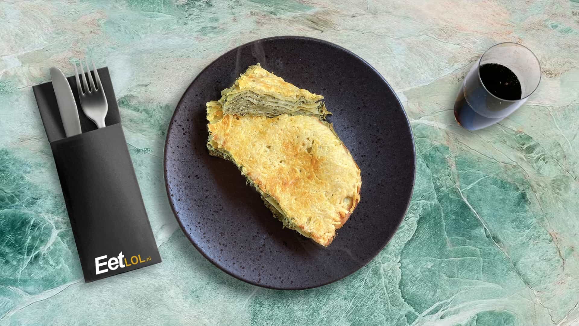 Lasagne spinazie met ricotta