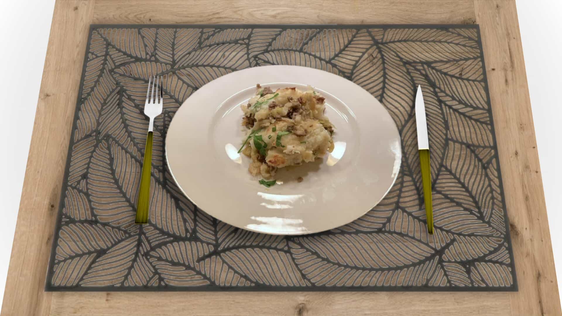 Spitskool met gehakt en aardappelpuree