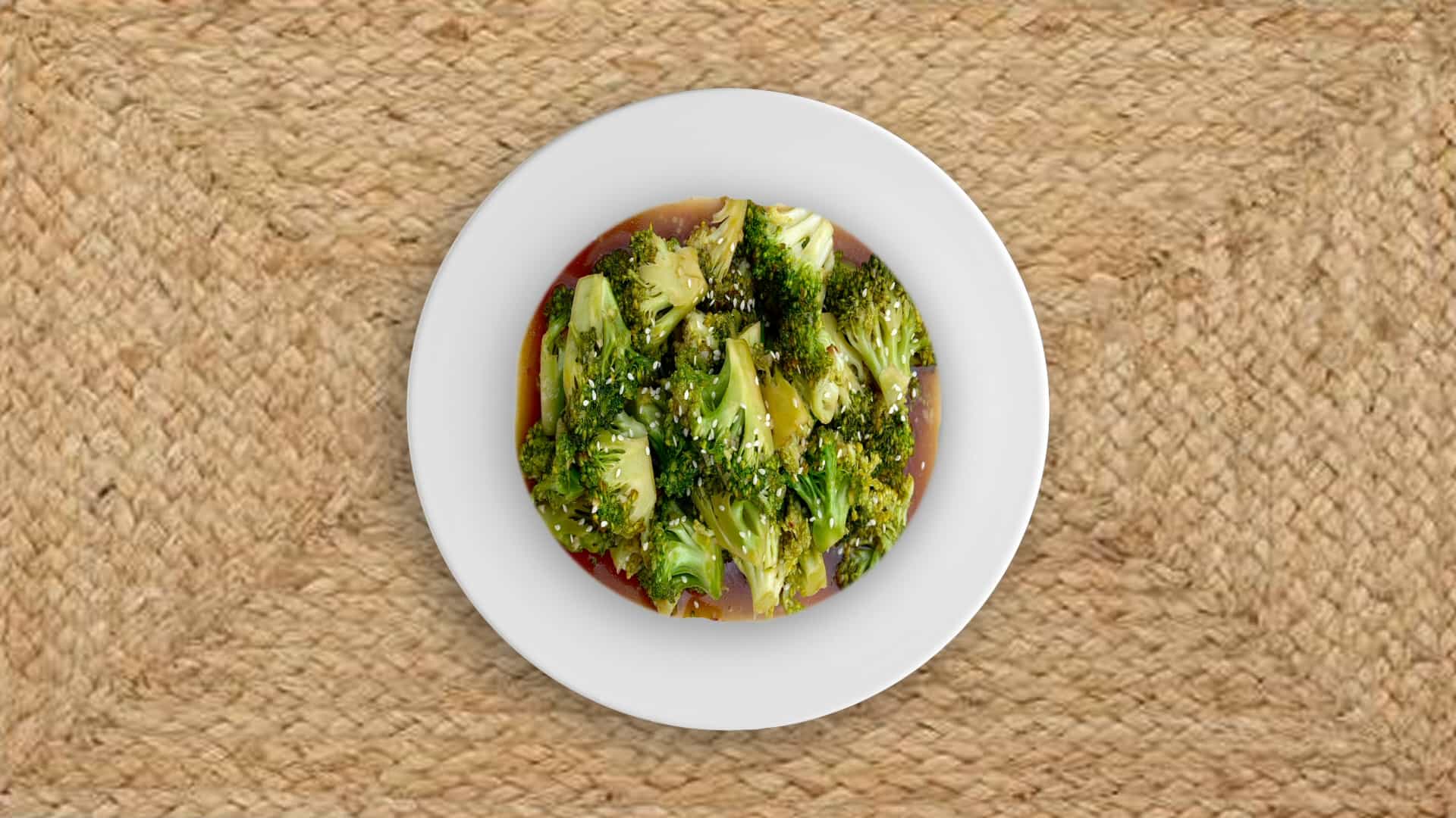 Broccoli met ham en sojasaus