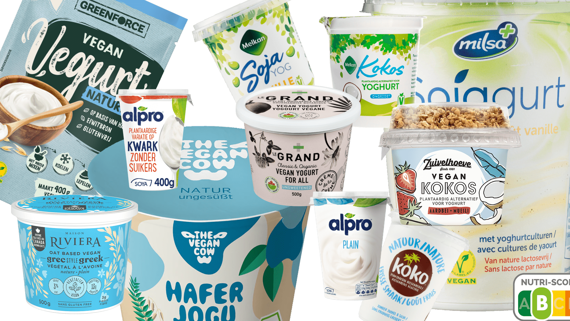 Vegan yoghurt en kwark