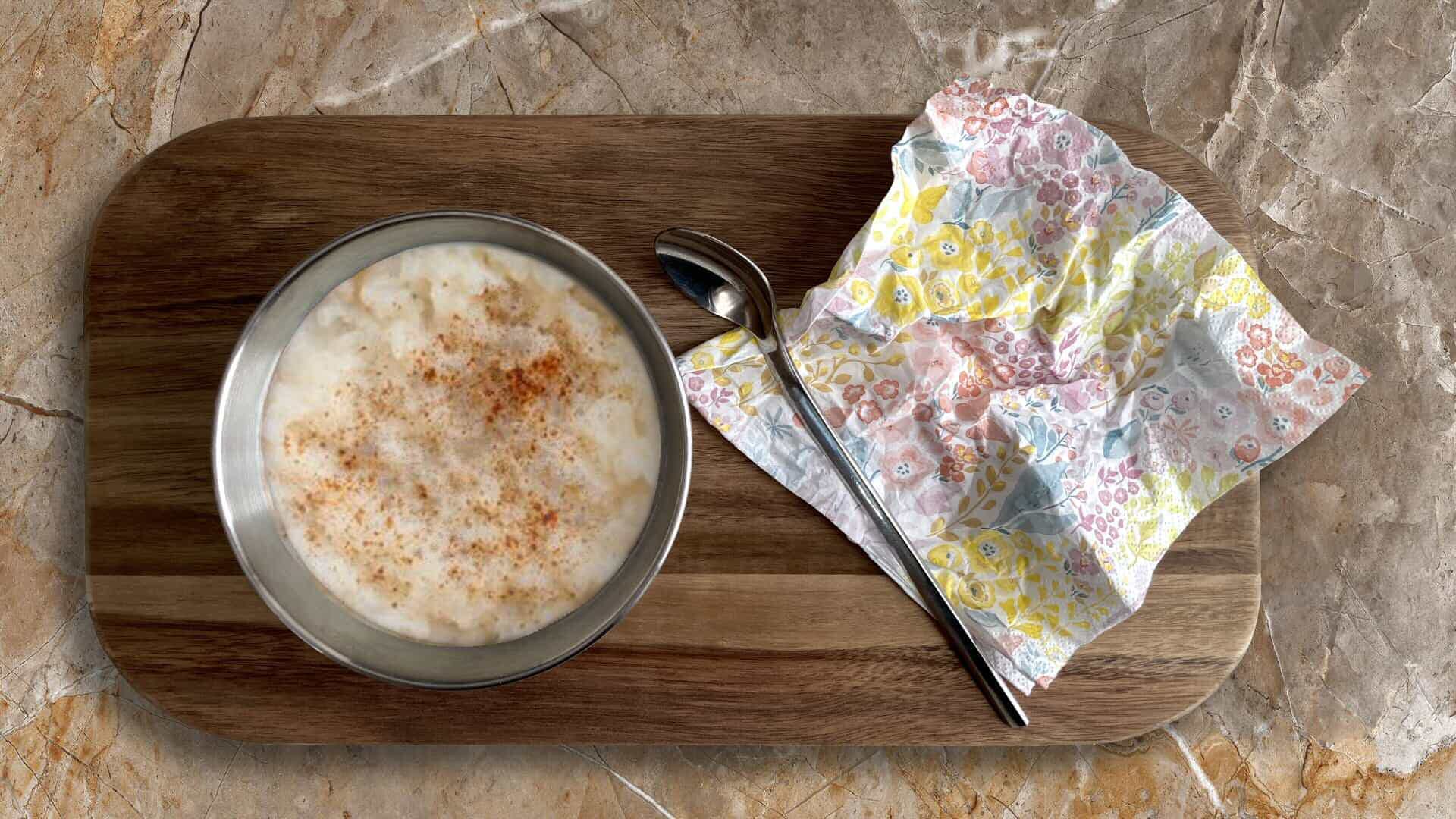 Rijstepap zelf gemaakt