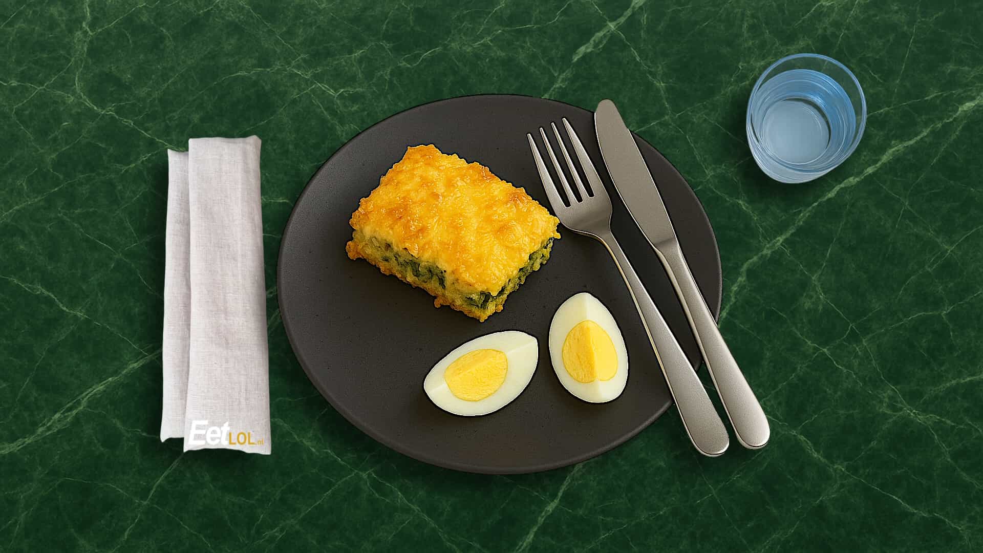 Spinazie gehakt feta ovenschotel