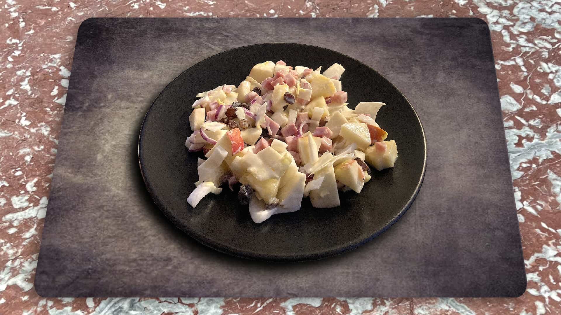 Witlofsalade met ananas