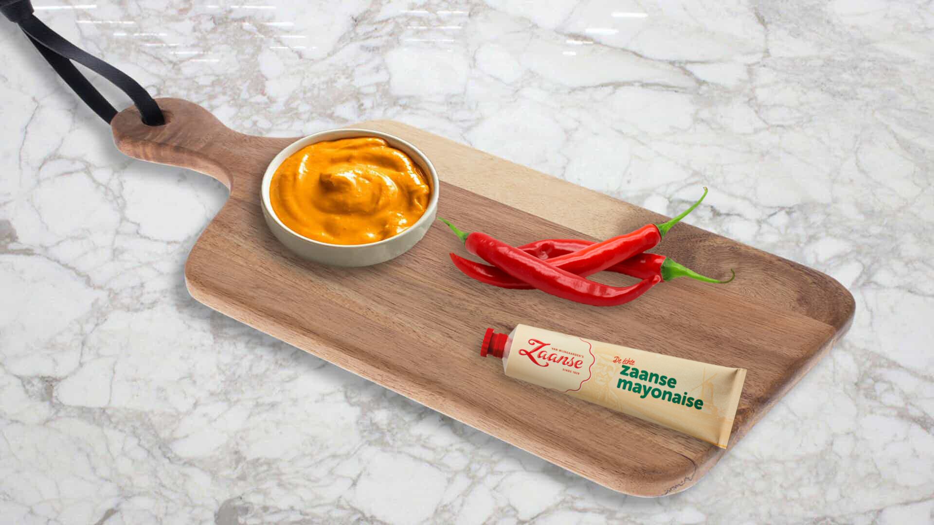 Chili mayonaise saus zelf gemaakt