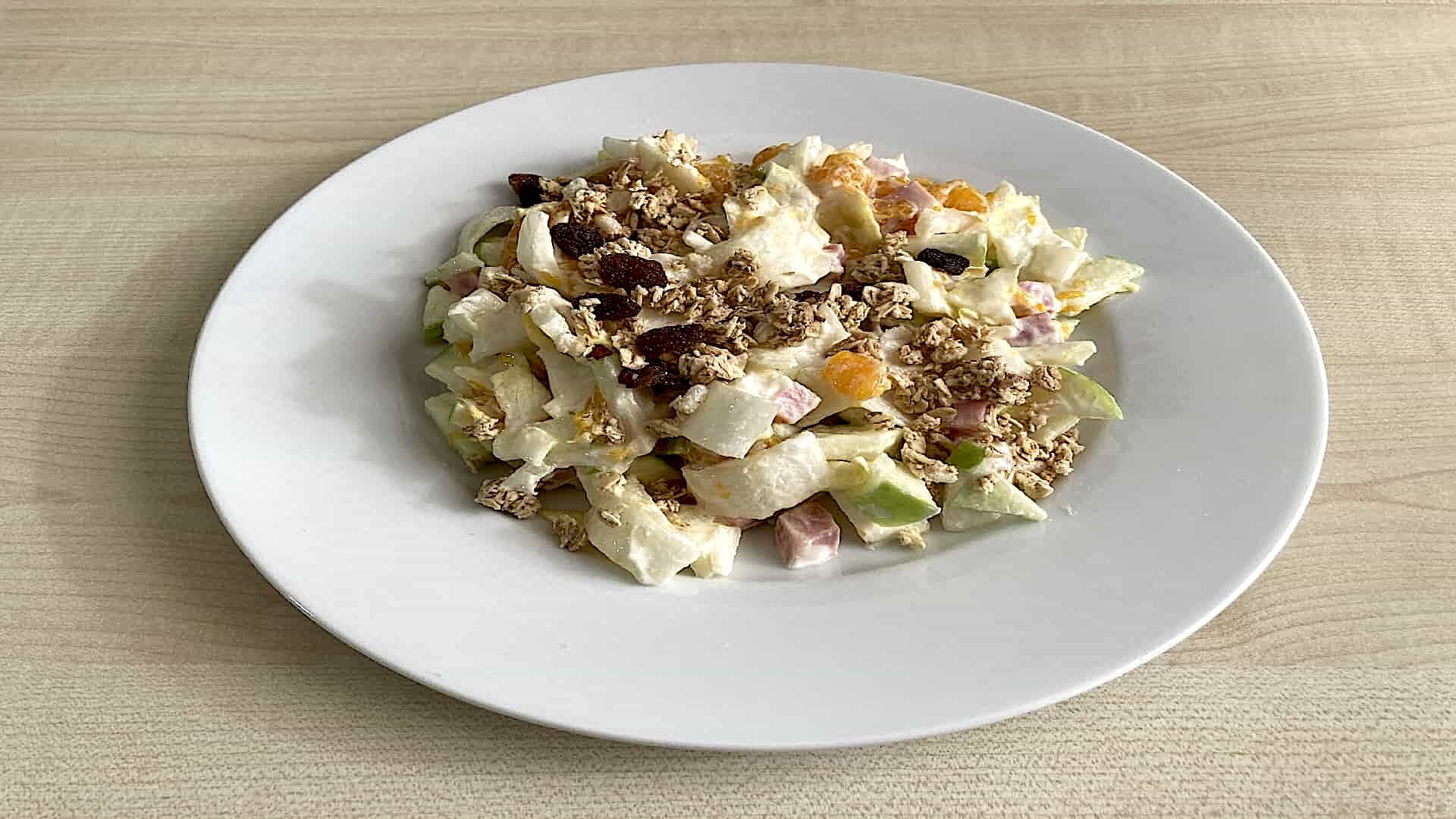 Witlofsalade met mandarijntjes