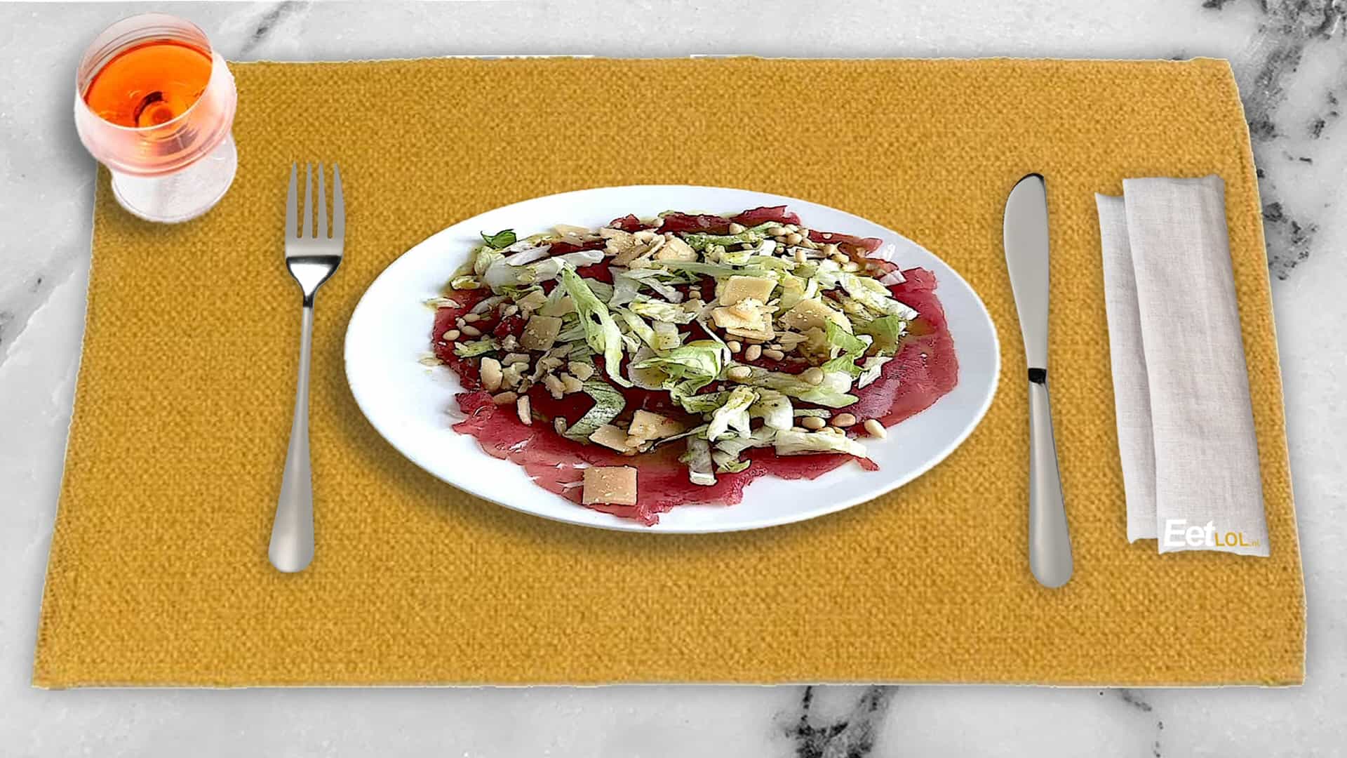 Carpaccio rundvlees